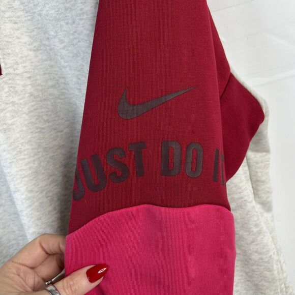 Nike Sz XXL Sweatshirt Dri-Fit 1/4 Zip Color Block Pullover High Low Hem Women’s - Picture 5 of 16
